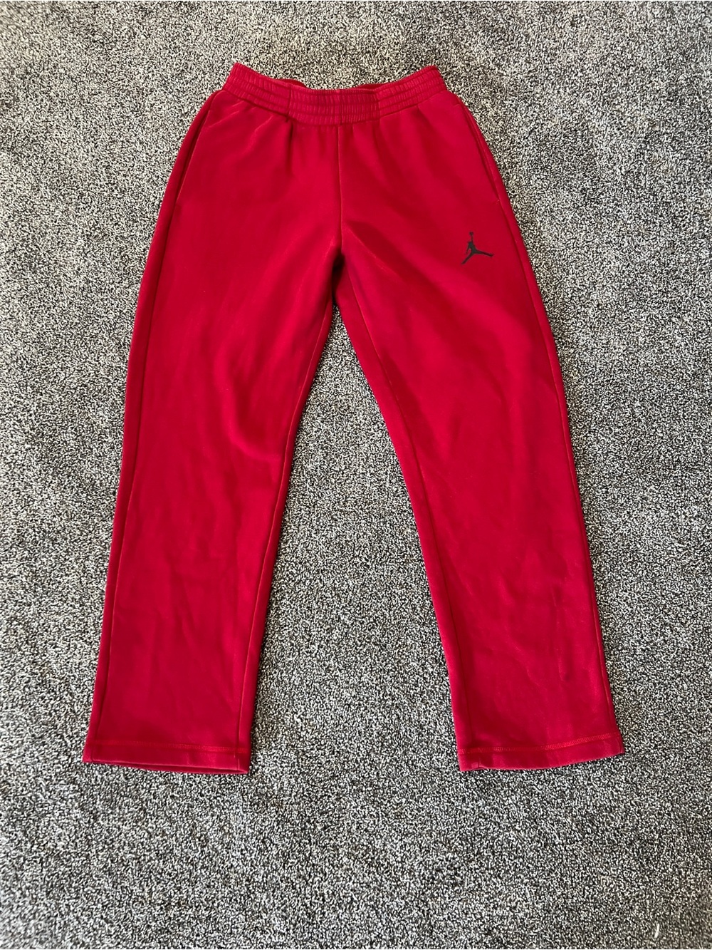 Air Jordan Bright Red Pull-On Sweatpant